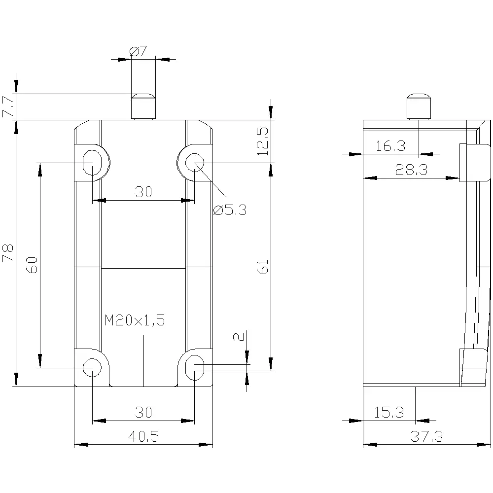 Siemens 3SE51120CA00 3SE5112-0CA00 Базовий вимикач 6 A Пружинний контакт IP66, IP67 1 шт.