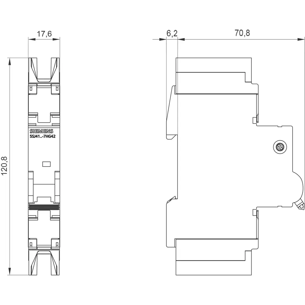 Автоматический выключатель Siemens 5SJ41067HG42 5SJ4106-7HG42 6 А 230 В, 400 В