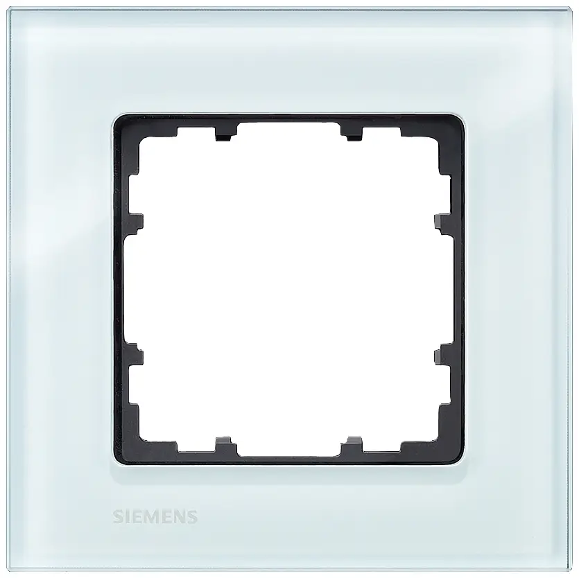 Электромонтажные принадлежности Siemens 1 x Рамка Delta прозрачная 5TG12010 1 шт.