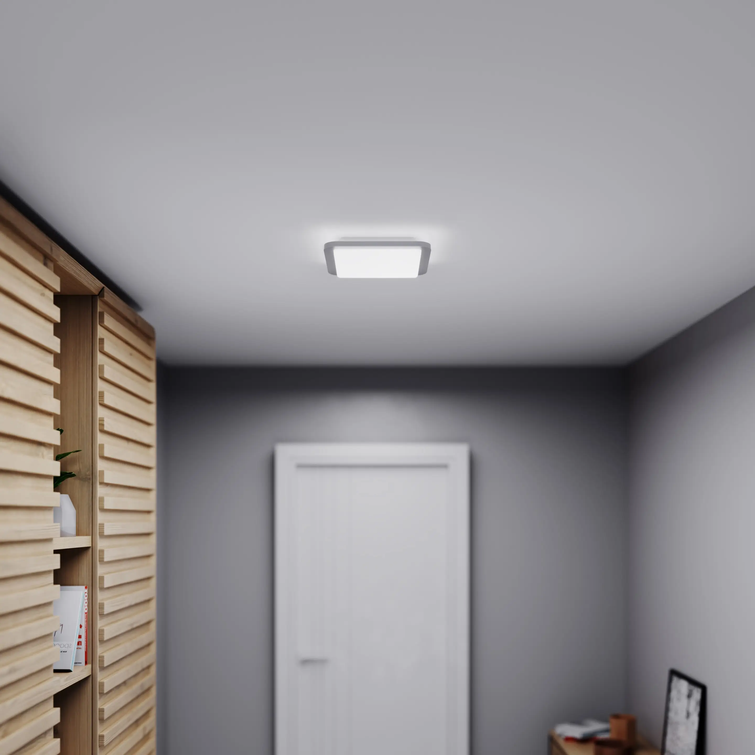 Світлодіодний стельовий світильник з датчиком руху Steinel RS LED D2 S 052539 8,8 Вт 886 лм срібний