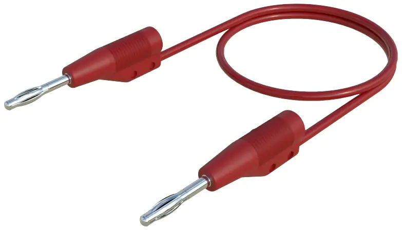 Измерительные приборы Hirschmann Test & Measurement MVL F 2/50, штекерный, ламеллярный 2 мм, штекерный, ламеллярный 2 мм, 0,50 м,