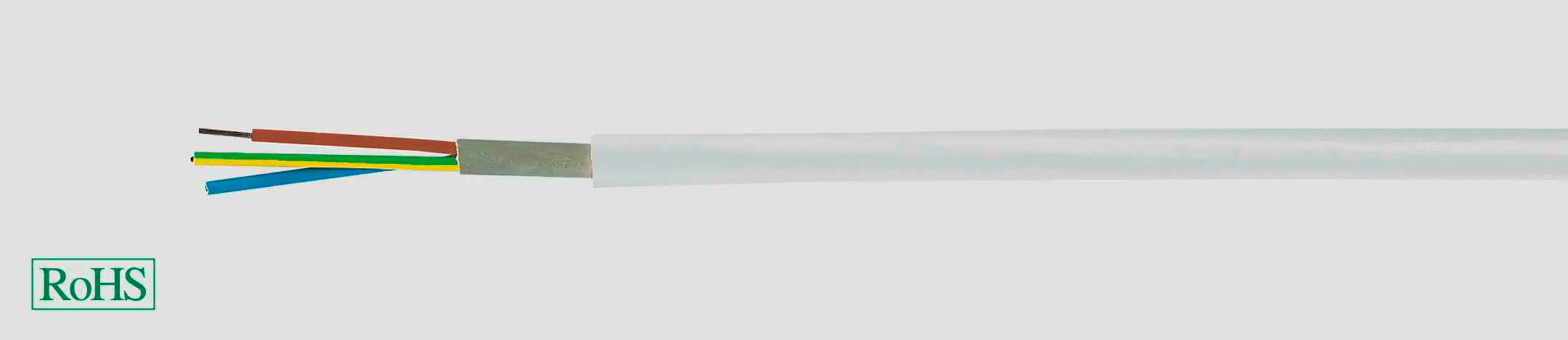 Монтажный кабель HELU 39055, 1 G 2,5 мм², 100 м, серый