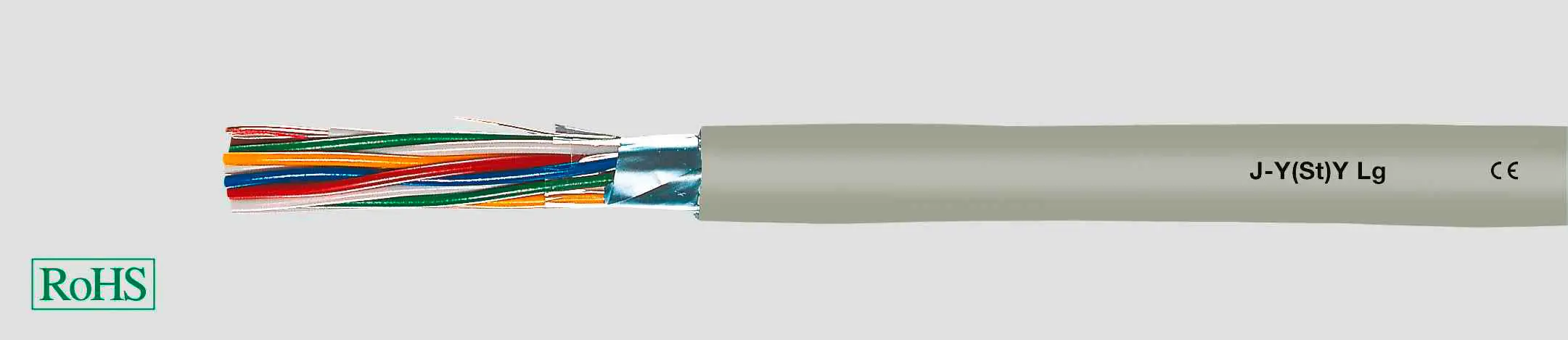 Телекоммуникационная линия HELU J-Y(ST)Y 33018, 4 x 7,00 мм, 100 м