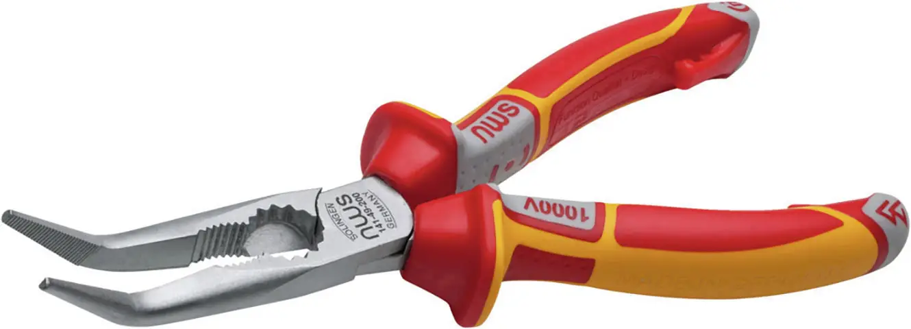 NWS 141-49-VDE-170 Плоские круглогубцы VDE из инструментальной стали, 170 мм