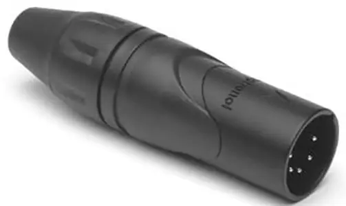 Роз'єм XLR Amphenol AX5MB, прямий, чоловічий, Кількість контактів: 5, 1 шт.