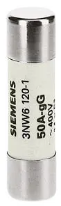 Цилиндрический предохранитель Siemens 3NW61201, 50 А, 500 В, 10 шт.