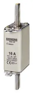 Запобіжник Siemens 3NA3124 Sumits Fuse Sumits Fuses розміру 000 - 4 Розмір запобіжника = 1 80 A 500 V 3 шт.