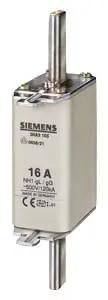 Запобіжник Siemens 3NA3144 для електромережі. Сумісні розміри запобіжників 000 - 4. Розмір запобіжника = 1, 250 A, 500 V, 3 шт.
