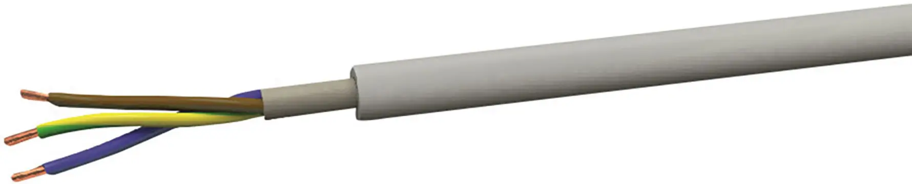 Монтажный кабель VOKA Kabelwerk 200119-00, 5 x 1,5 мм², 100 м, серо-белый (RAL 7035)