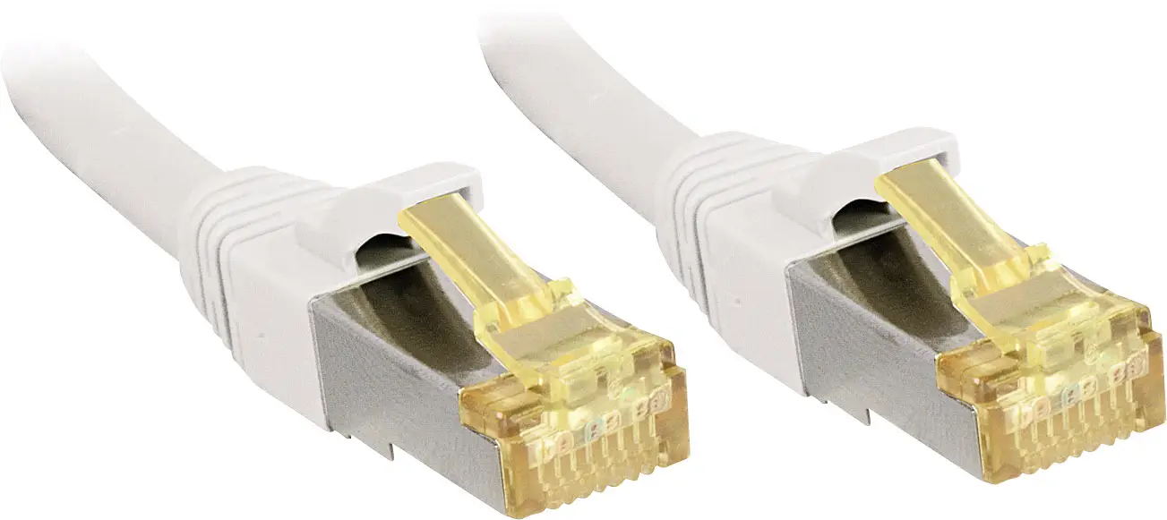 Мережевий кабель LINDY 47326, 1 шт., RJ45, CAT 6a (CAT 7), S/FTP, 5.00 м, білий