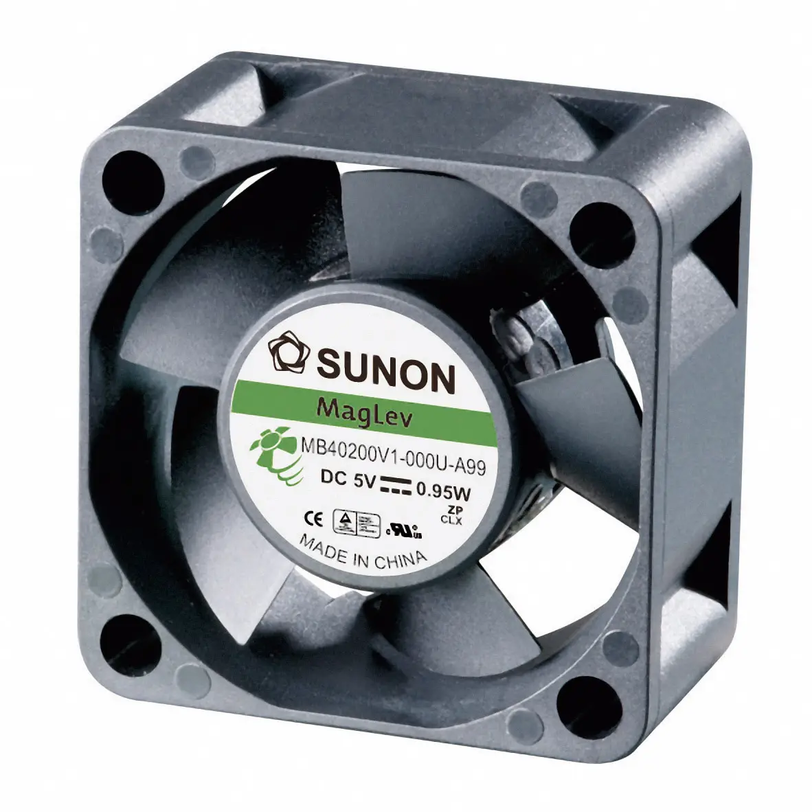 Осевой вентилятор Sunon MF40200V2-1000U-A99, 5 В постоянного тока, 13,08 м³/ч, (Д x Ш x В) 40 x 40 x 20 мм