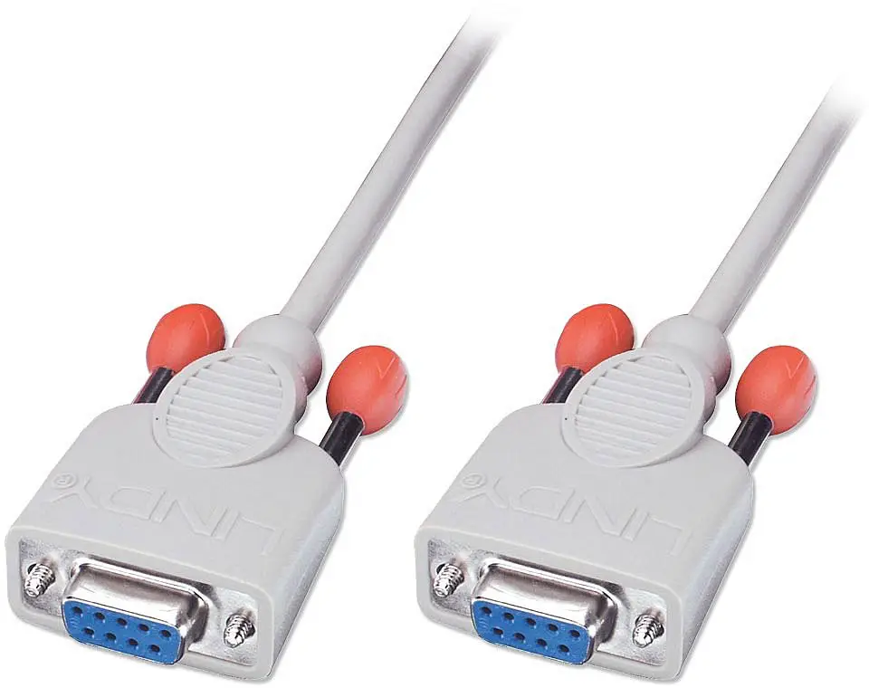 Кабель LINDY RS232 9-полюсный нуль-модем 2 м 31573, 2,00 м