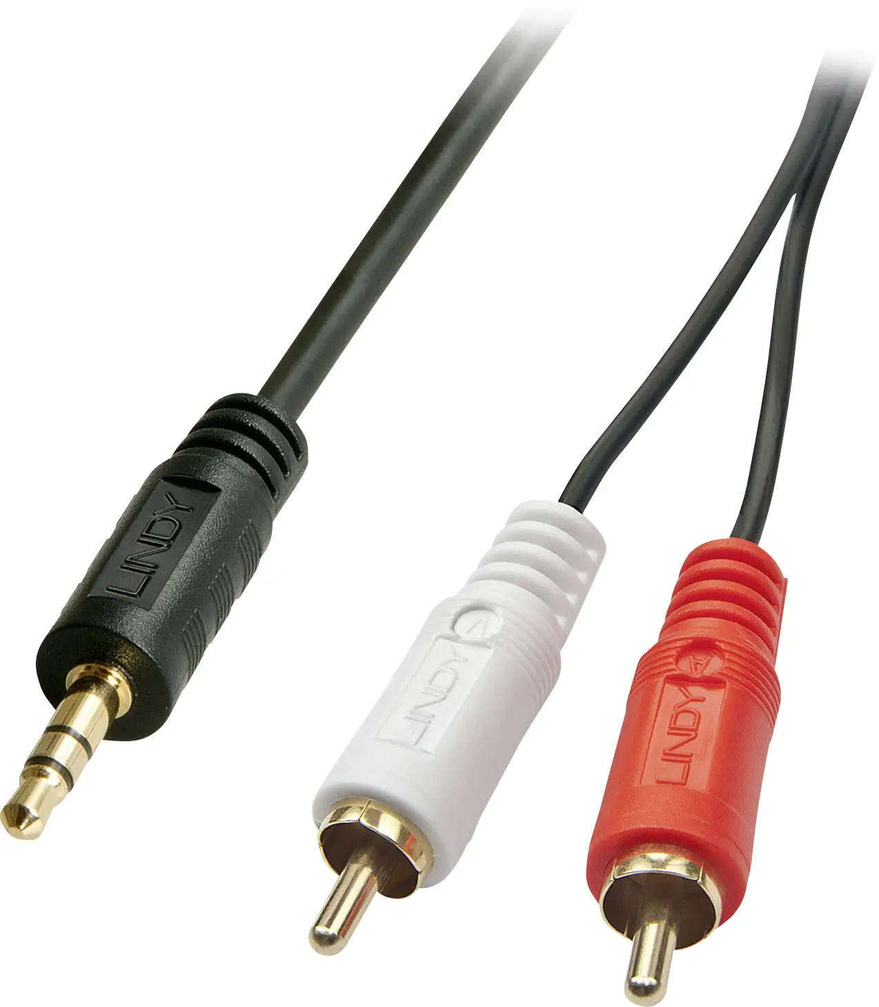 Аудиокабель LINDY LINDY Premium Audio-Adapterkabel 2m 35681, RCA/Cinch, Jack, 2.00 m