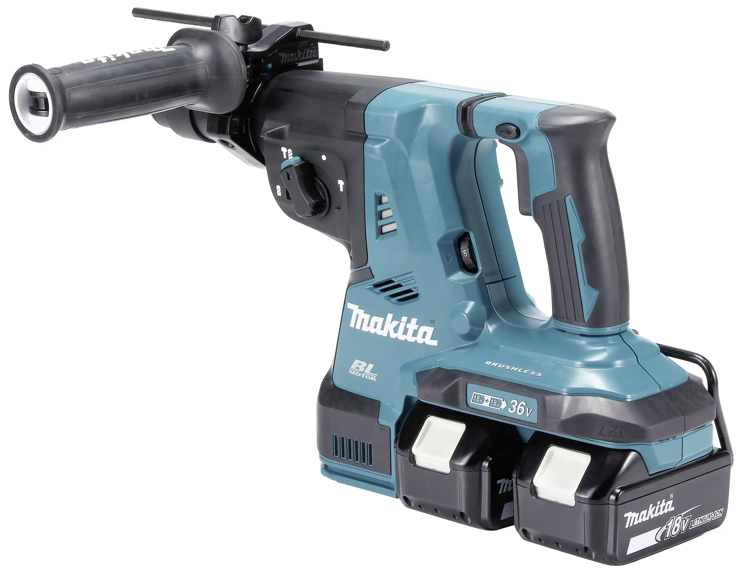 Makita DHR283ZJU SDS-Plus-Многофункциональный перфоратор, аккумуляторный 18 В без аккумулятора, без зарядного устройства