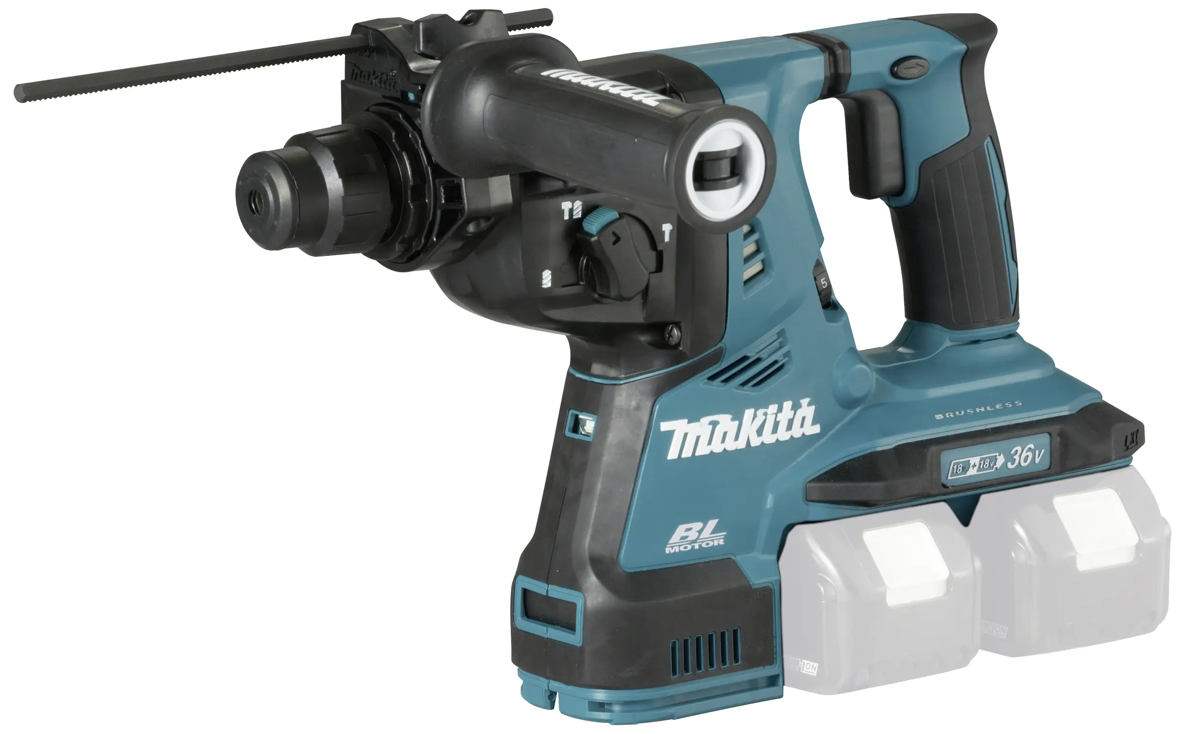 Makita DHR280ZJ SDS-Plus-Многофункциональный перфоратор, аккумуляторный 18 В, без аккумулятора, без зарядного устройства