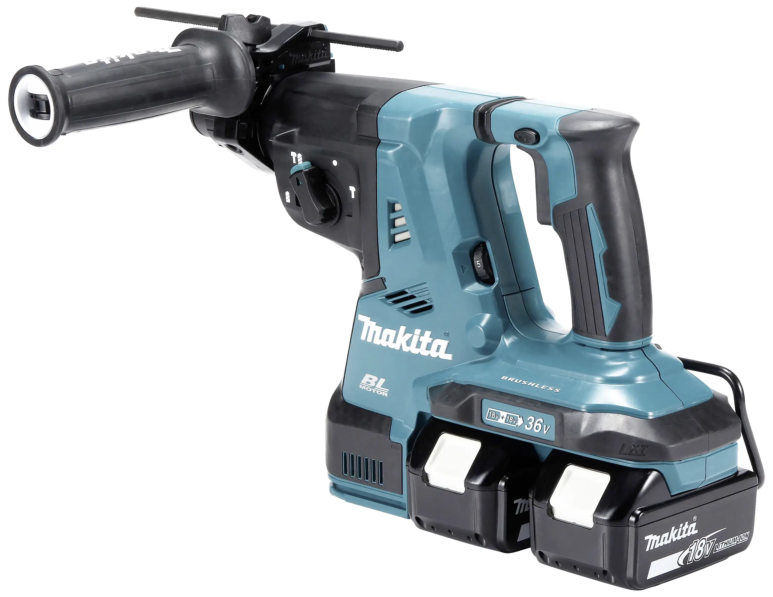 Makita DHR280ZJ SDS-Plus-Многофункциональный перфоратор, аккумуляторный 18 В, без аккумулятора, без зарядного устройства
