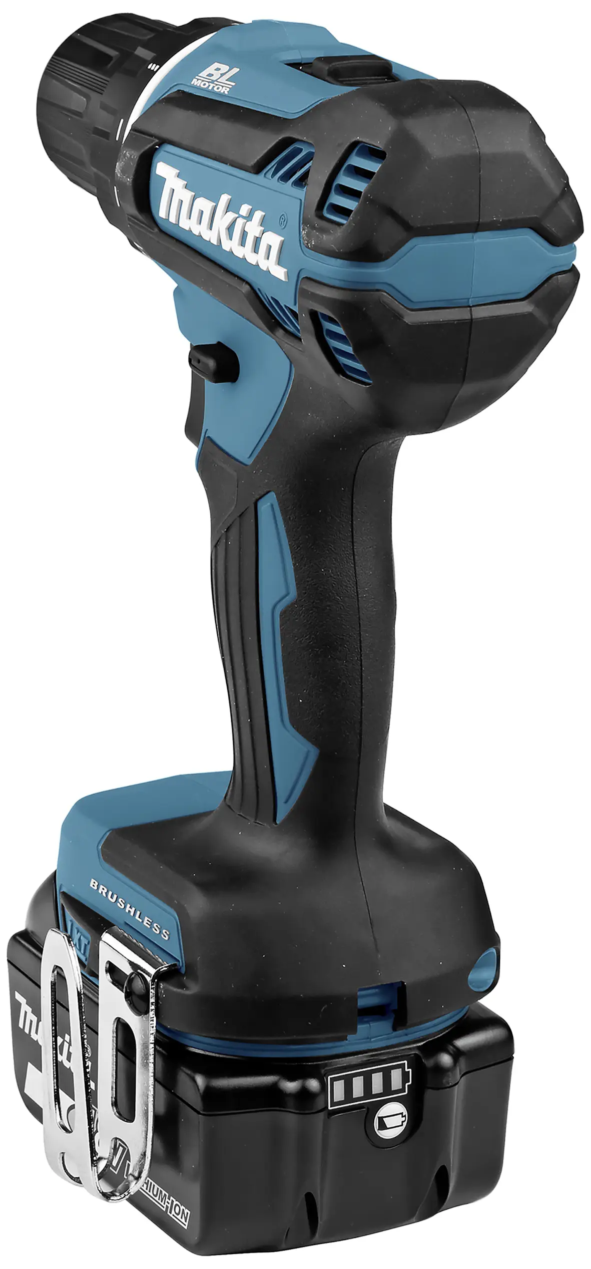 Аккумуляторная дрель-шуруповерт Makita DDF485RTJ DDF485RTJ 18 В 5,0 А·ч в комплекте: 2 аккумулятора, зарядное устройство, кейс.