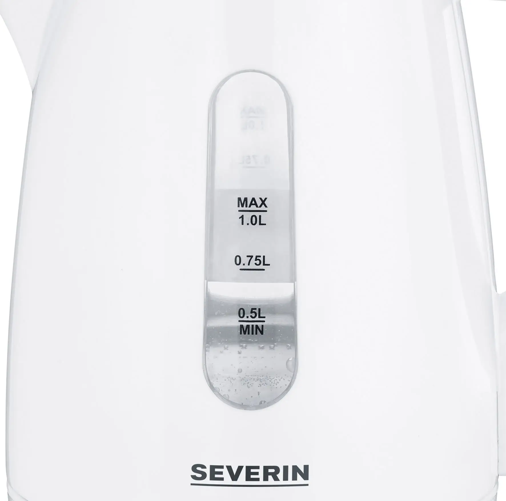 Severin WK 3411 Чайник с защитой от перегрева, белый Емкость: 1 л
