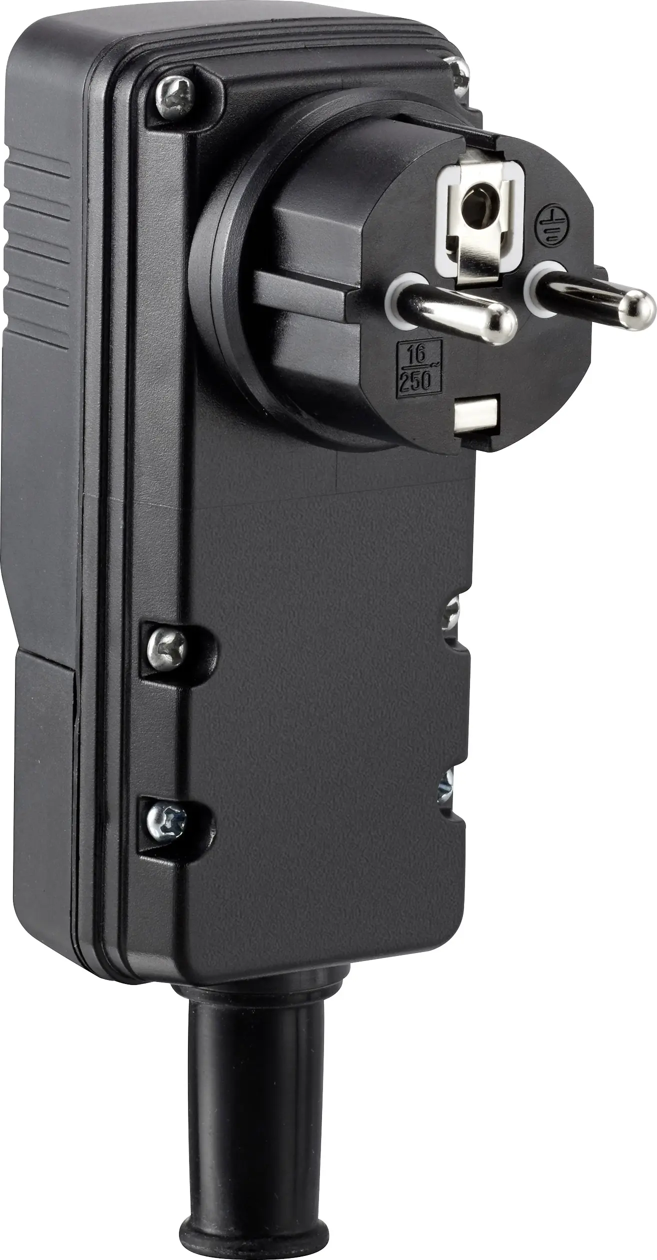 Выключатель индивидуальной защиты Sygonix SY-3779070, 230 В, черный, IP54