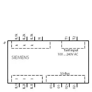 Счетчик электроэнергии Siemens 7KT1671 на DIN-рейку