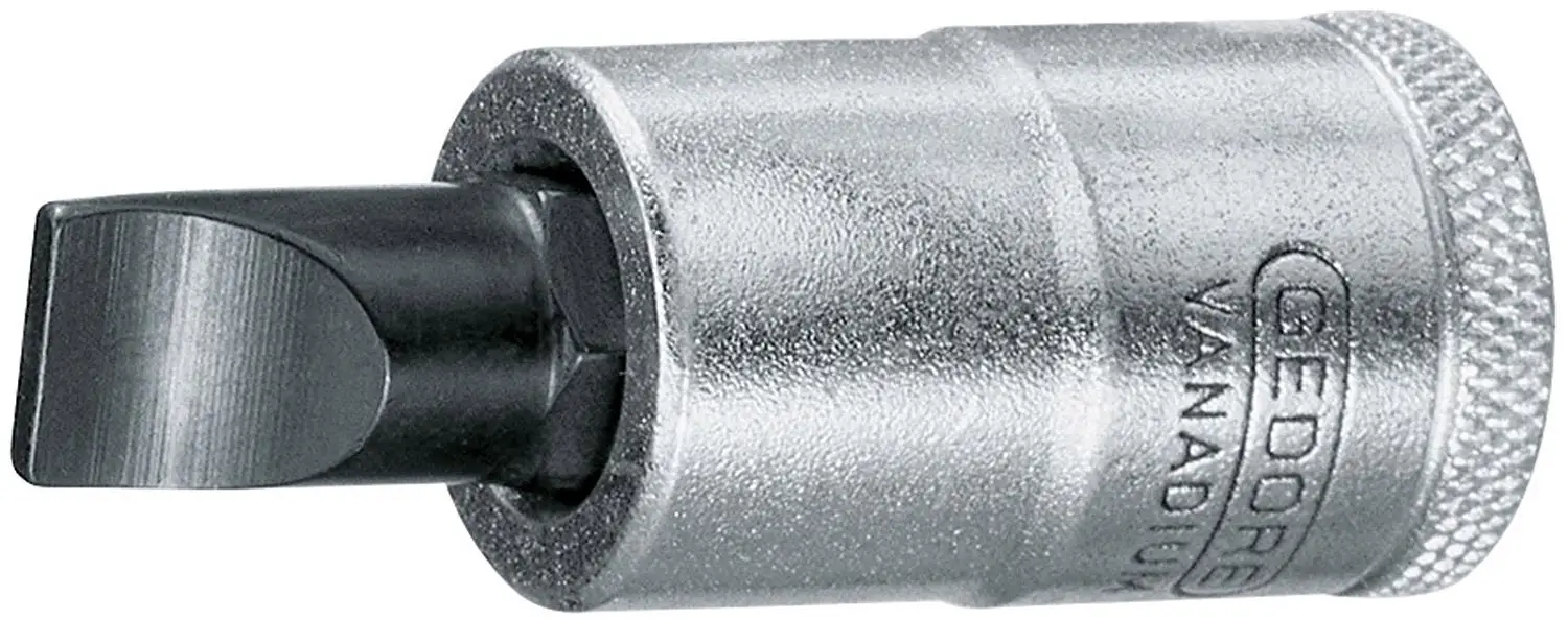 Насадка для плоской отвертки Gedore IS 19 18X2.5 6656570 с шаровидным наконечником, 1 1/2