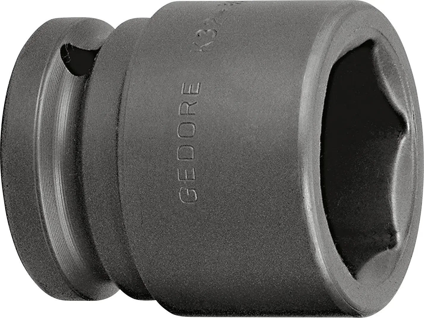 Ударная торцевая головка Gedore K 32 6282550 с полным квадратным шлицем 20 мм (3/4 дюйма), с механической фиксацией, 30 мм 1 3/4
