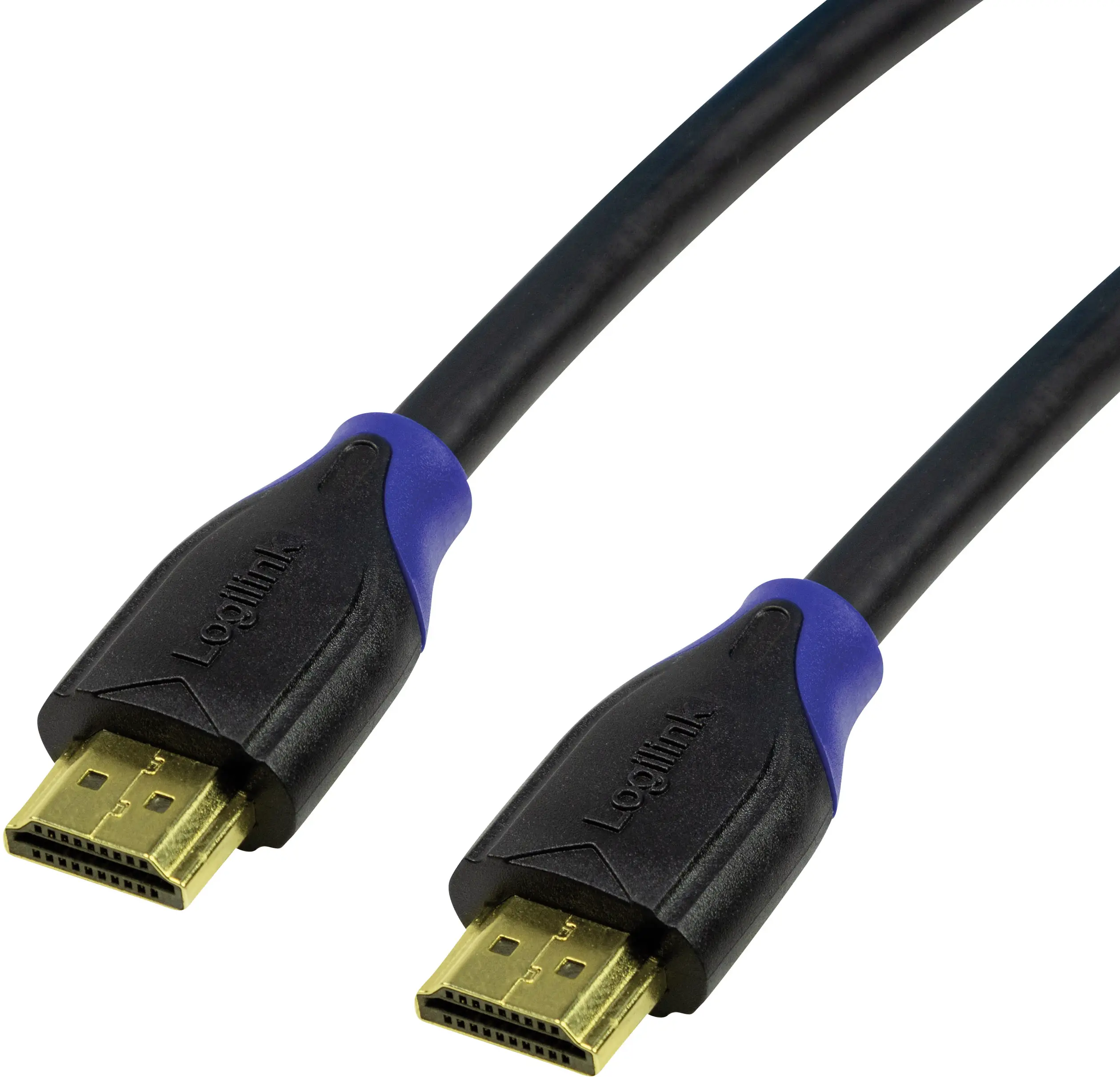 Кабель HDMI LogiLink с разъемом HDMI-A, длина кабеля 5,00 м, черный, CH0064, разрешение 4K UHD, канал возврата звука, позолоченные