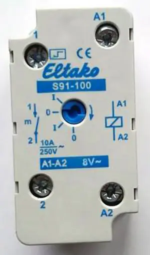 Захист від перенапруги Поверхневий монтаж Eltako S91-100-8VAC 1 НО 8 В/AC 10 A 2300 ВА 1 шт.