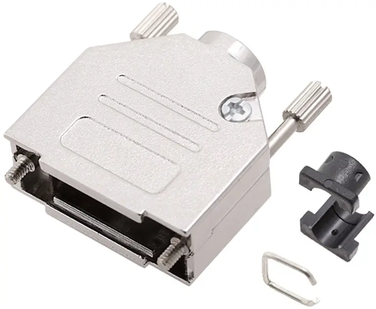 Корпус роз'єму D-SUB encitech DTCK25-K 6560-0805-03 Кількість контактів: 25 цинковий, литий під тиском, метал 180° 1 шт.