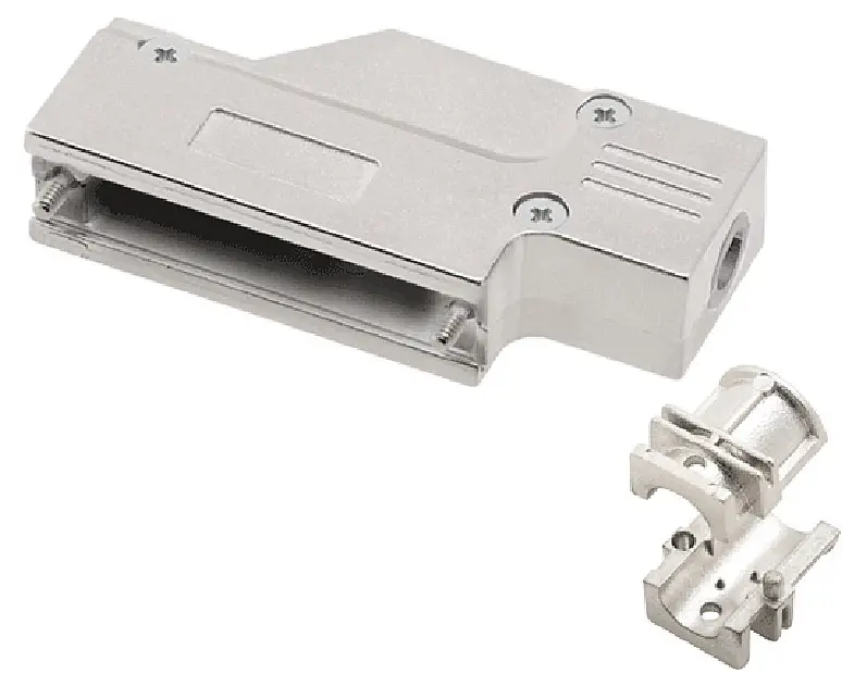 encitech DCMR25-HI-K 6560-0701-03 Корпус роз'єму D-SUB Кількість контактів: 25 цинковий, литий під тиском, метал 90° 1 шт.