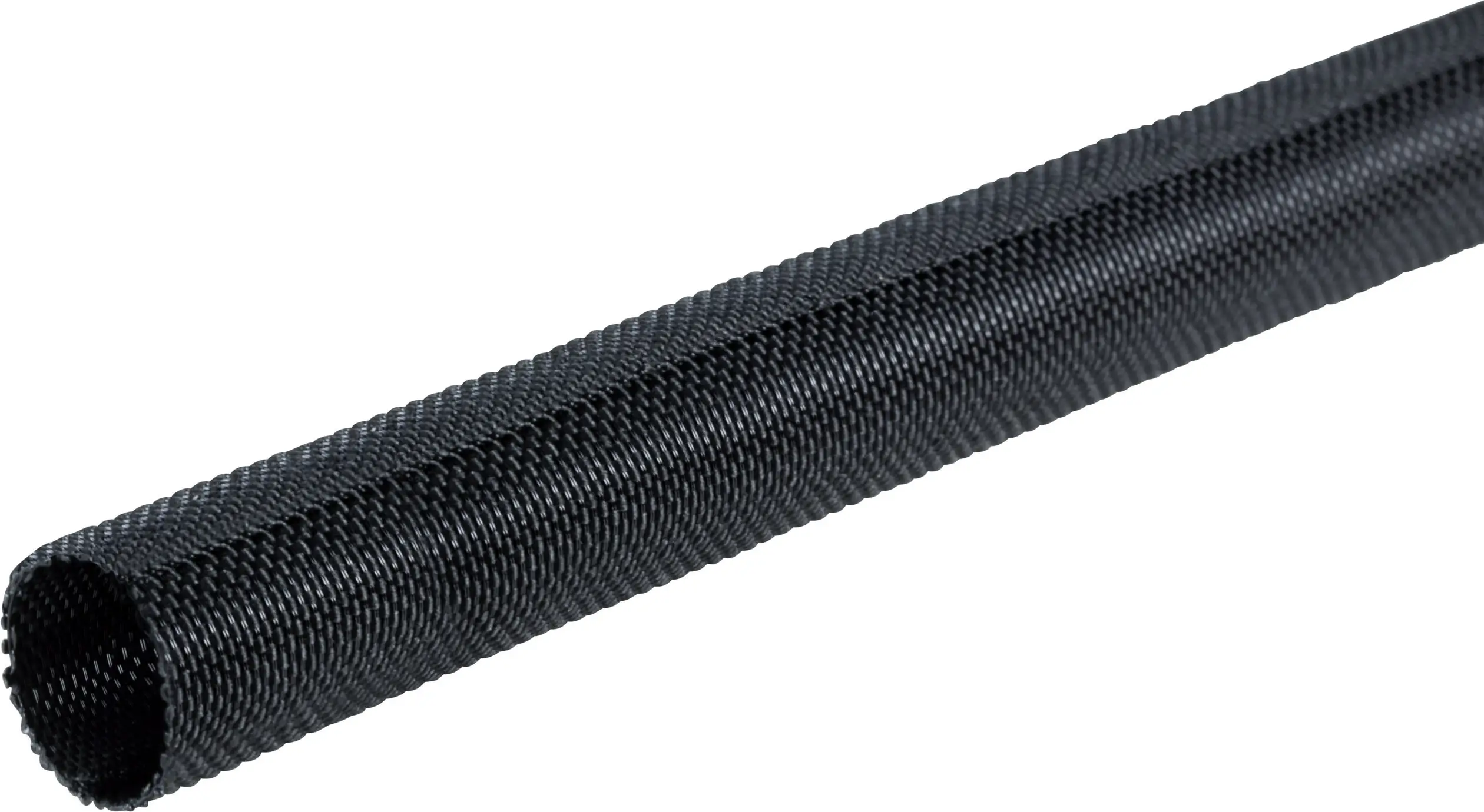 Армированный шланг из черного ПЭТ TRU COMPONENTS TC-7703276, диаметр 8–14 мм. Количество изделий на погонный метр.