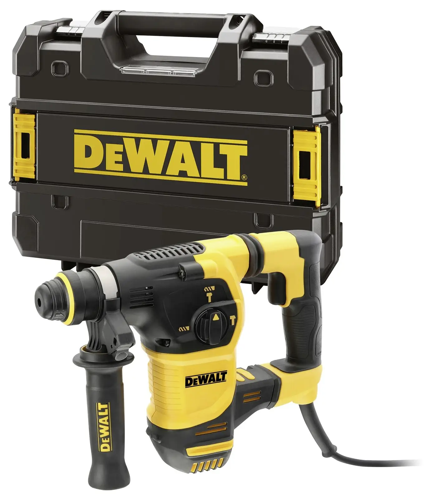 Многоцелевой ударный молоток DEWALT D25333K SDS-Plus, 950 Вт, в комплекте с кейсом.