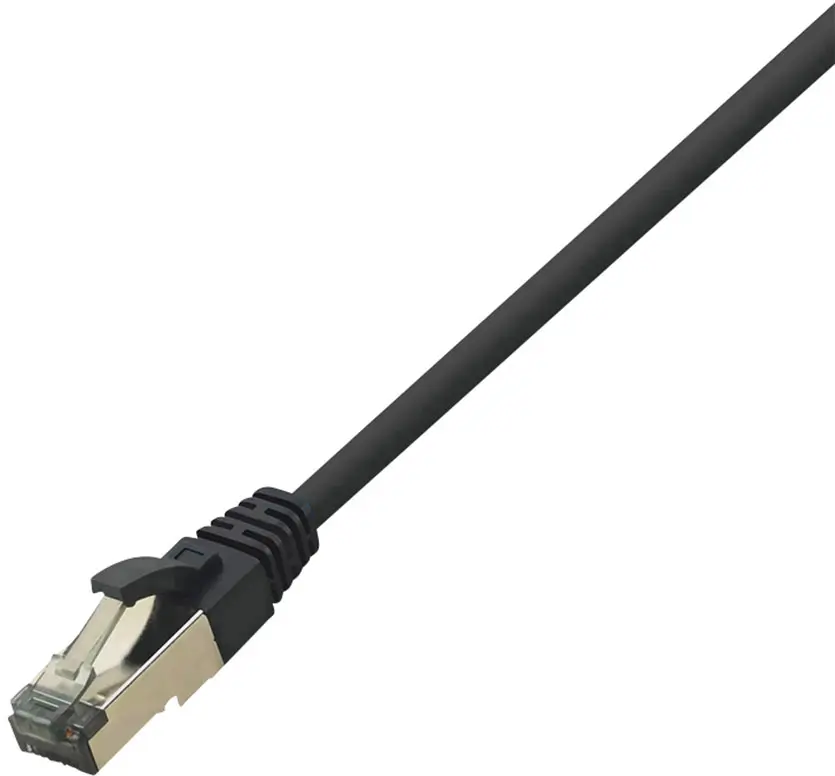 Кабель LAN LogiLink CQ8093S, 1 шт., RJ45, CAT 8.1, S/FTP, 10,00 м, черный