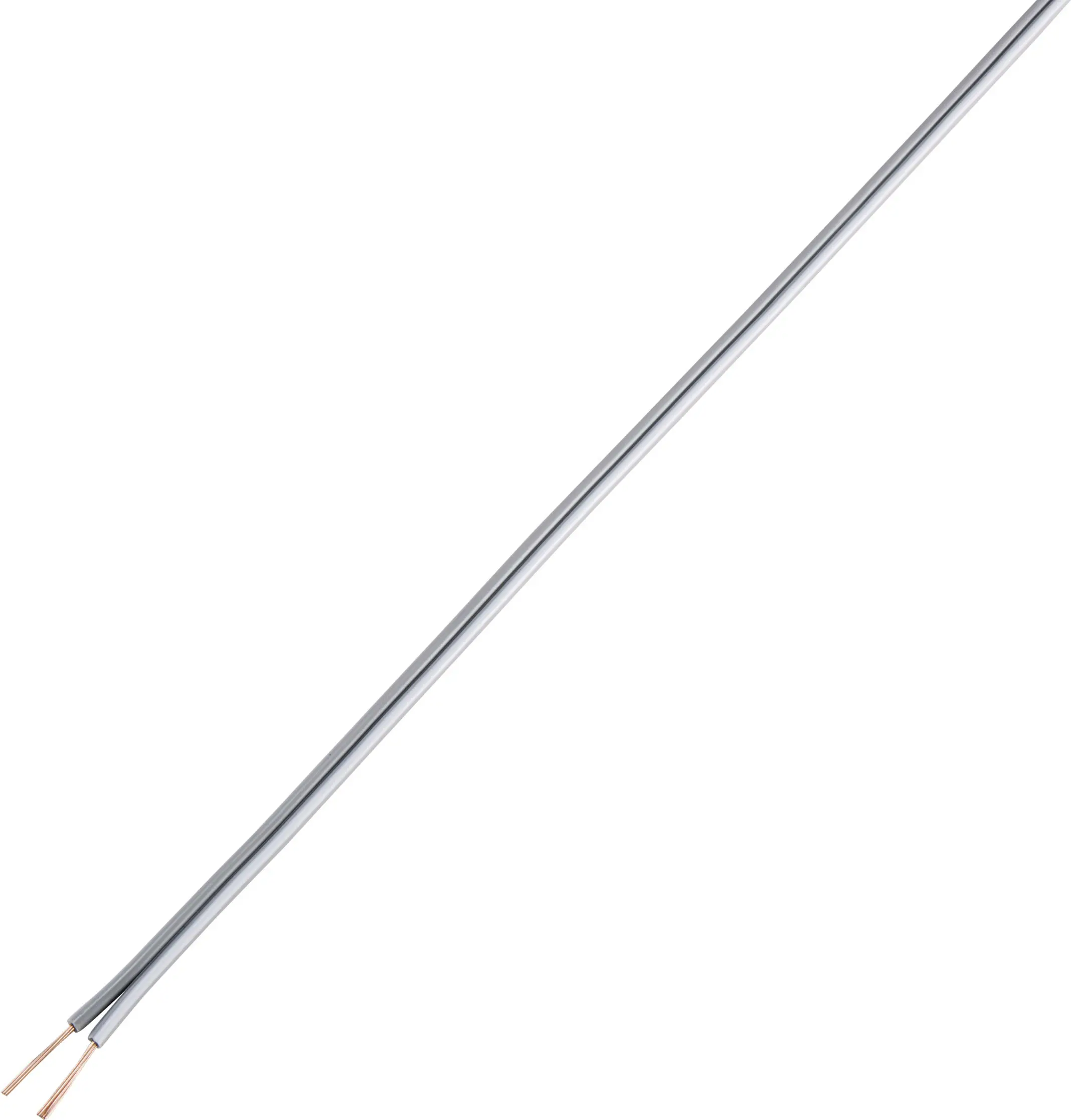 Акустический кабель TRU COMPONENTS TC-7815692, 2 x 0,34 мм², серый, 50 м
