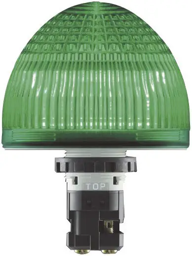 Світлодіодна сигнальна лампа Idec Jumbo HW1P-5Q4G, зелена 24V/AC/DC, IP 65