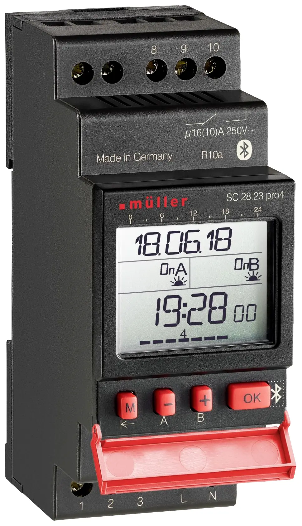 Реле часу Müller SC 28.23 pro4 230V 50-60Hz цифрове 230 V/AC 4000 W
