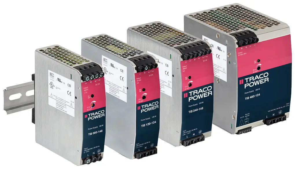 Блок живлення TracoPower TIB 480-148 для DIN-рейки +48,0 В/DC 10000 мА 480 Вт Кількість виходів: 1 x Опис 1 шт.