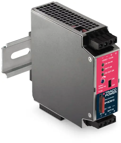 Резервный модуль TracoPower TSP-BCMU360 для установки на DIN-рейку, 15000 мА, 360 Вт. Количество выходов: 1. Описание: 1 шт.