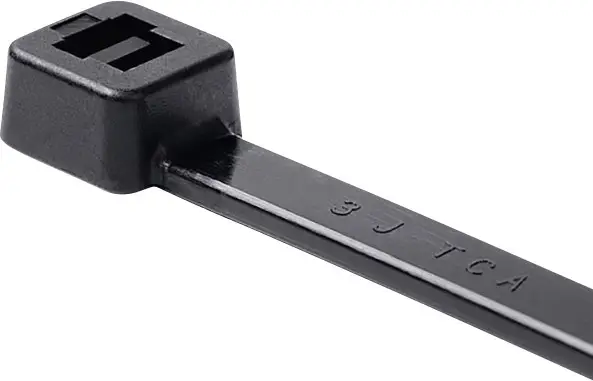 Кабельная стяжка HellermannTyton GL200-PA11W-BK (100) 111-01264, 202 мм, полиамид, 100 шт.