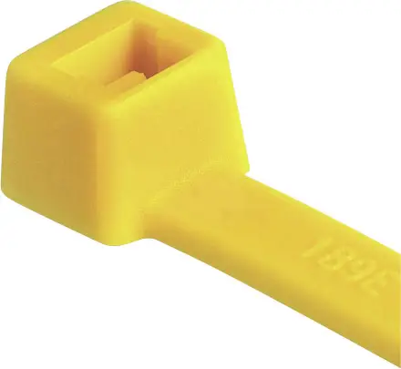 Кабельная стяжка HellermannTyton T50R-PA66-YE 111-04805, 200 мм, полиамид, 100 шт.