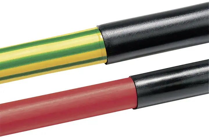 Термоусадочная трубка HellermannTyton 315-50950 без клея TR27-9.5/4.8-PO-X-BK, 2:1, от 9,50 мм до 4,80 мм, 1 м