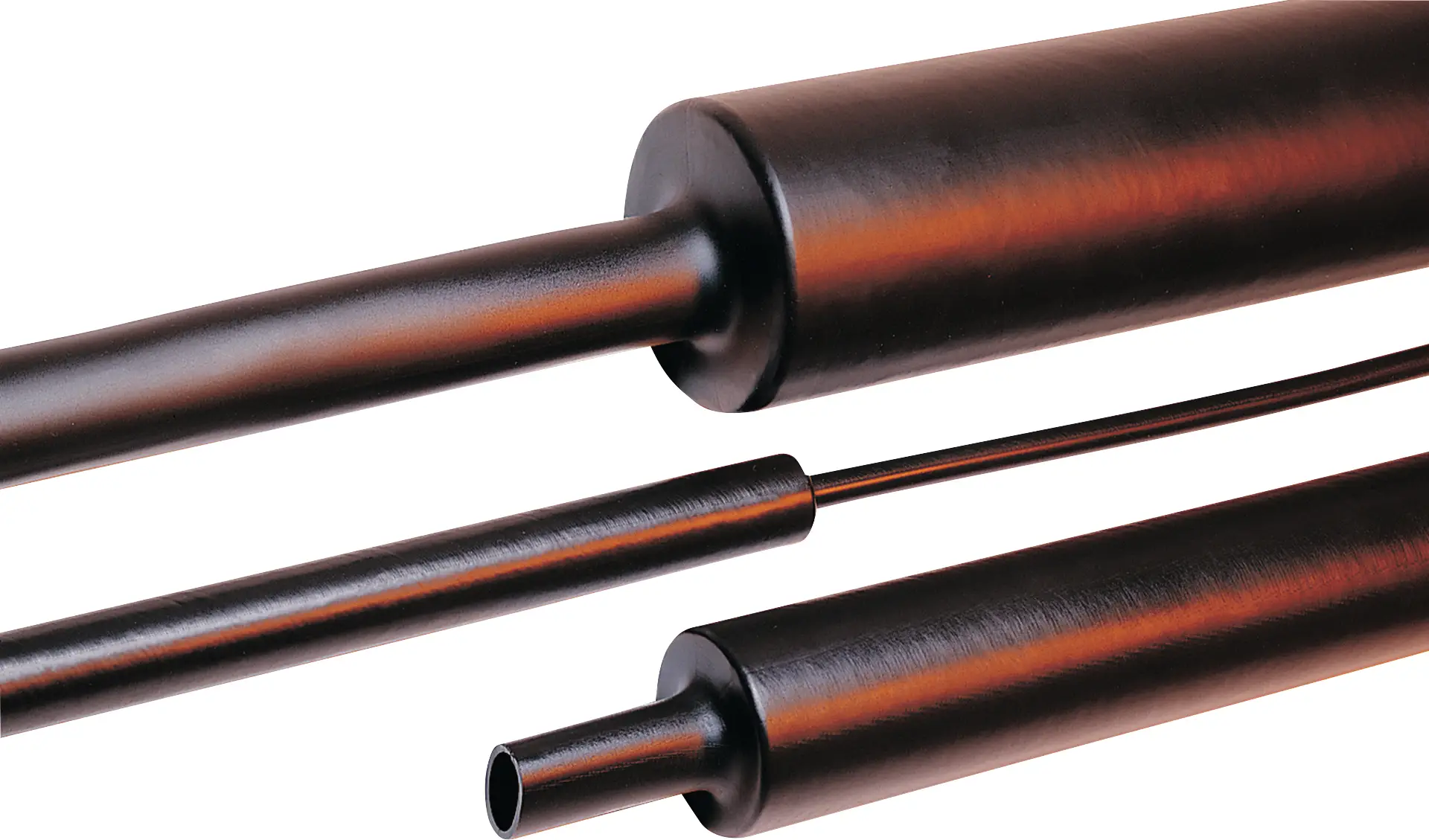 HellermannTyton 323-50300 Термоусадочна трубка з клеєм TREDUX-MA47-30/8-PO-X-BK, 4:1, від 30 мм до 8 мм, 1 м