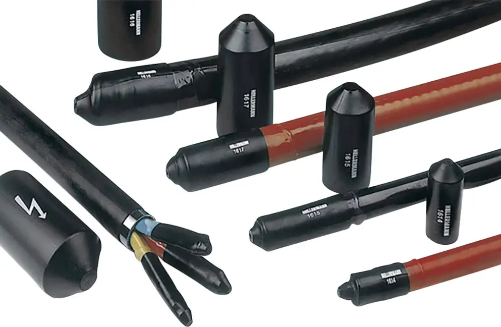 Термоусадочна кришка HellermannTyton 416-13060 1613-1-B5W2-PO-X-BK, 1 шт.