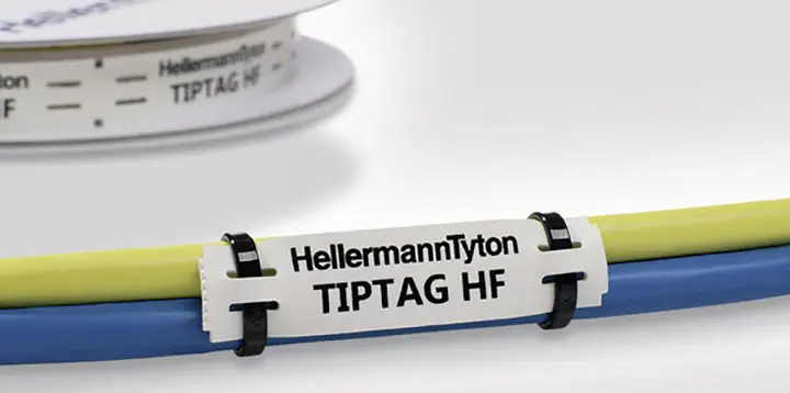 Маркер HellermannTyton TIPTAG15X65YE-PO-YE (190) 556-21064, 1 шт.