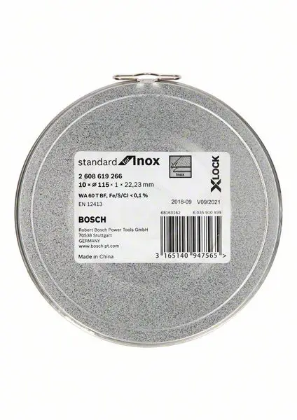 Набор отрезных дисков Bosch 2608619266 115 мм, 10 шт.
