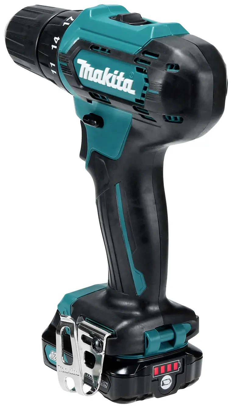 Аккумуляторная дрель-шуруповерт Makita DF333DSAE 12 В 2 А·ч с 2 аккумуляторами и кейсом