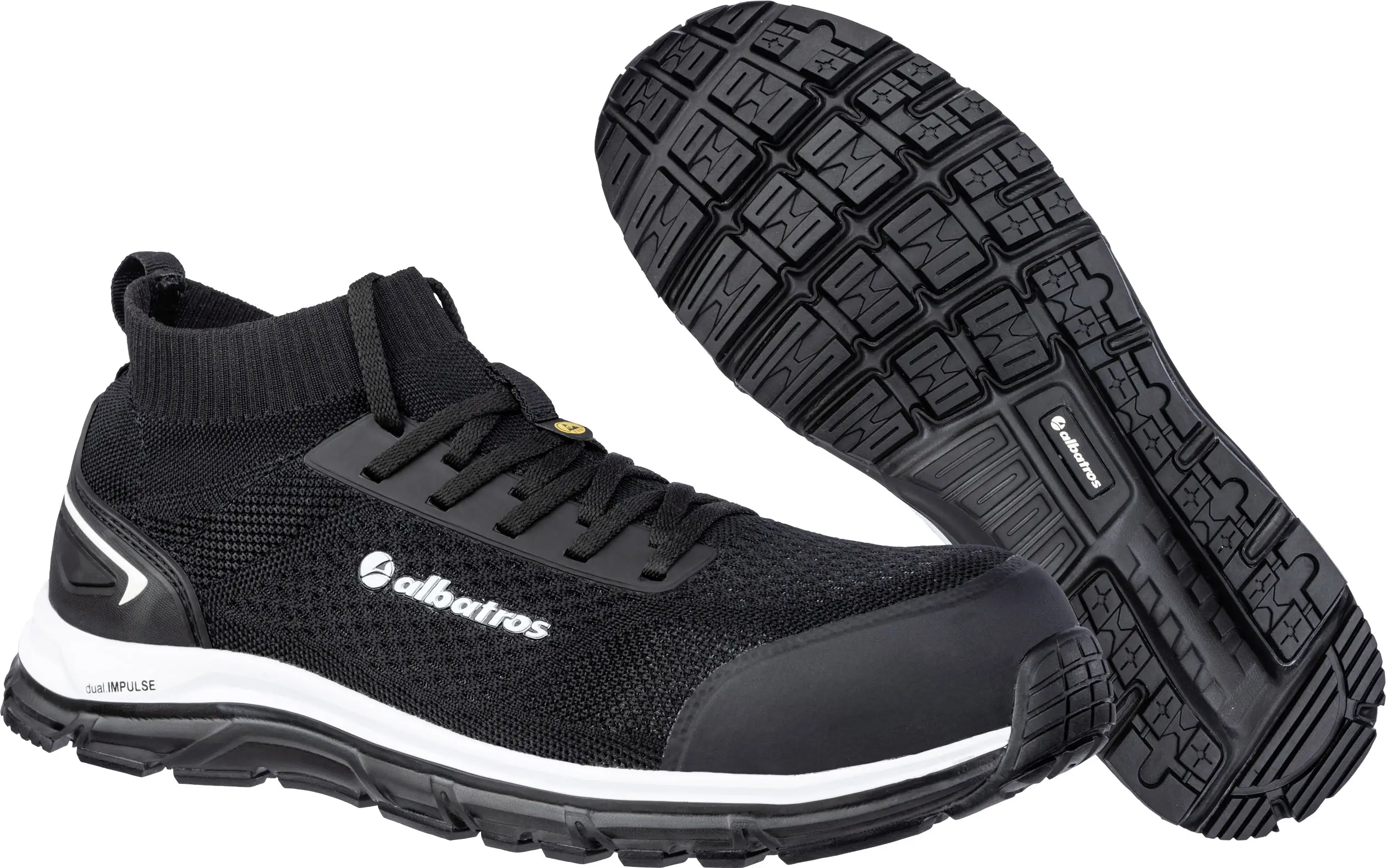 Защитные ботинки Albatros ULTIMATE IMPULSE BLACK LOW 646720-40 ESD S1P Размер обуви (EU): 40 черный 1 шт.