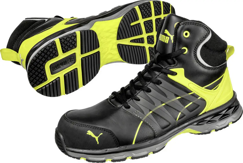 PUMA VELOCITY 2.0 YELLOW MID 633880-40 Защитная обувь ESD S3 Размер обуви (EU): 40 Черный, желтый 1 шт.