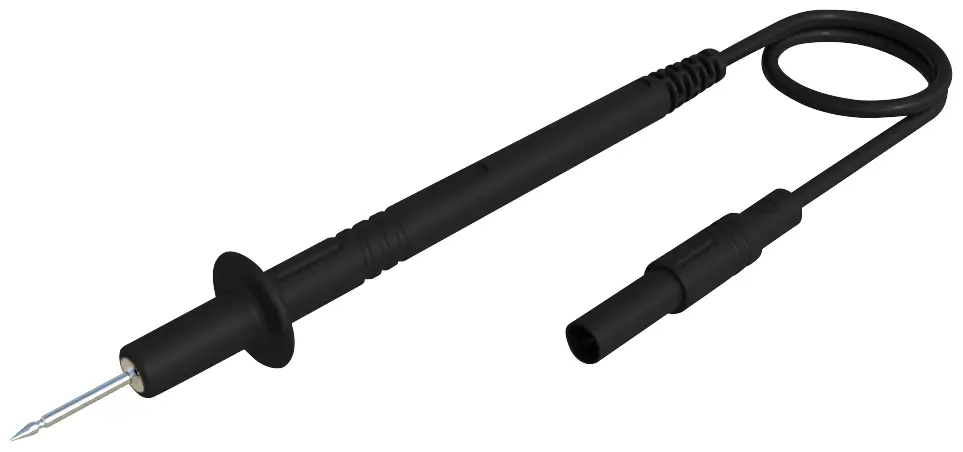Hirschmann Test & Measurement PL 2700 S sw Измерительный провод, штекер щупа 4 мм 1,00 м, черный 1 шт.