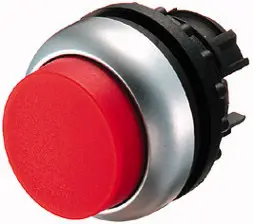 Переднее кольцо кнопки Eaton 216641 M22-DH-R, пластиковая кнопка, 1 шт.
